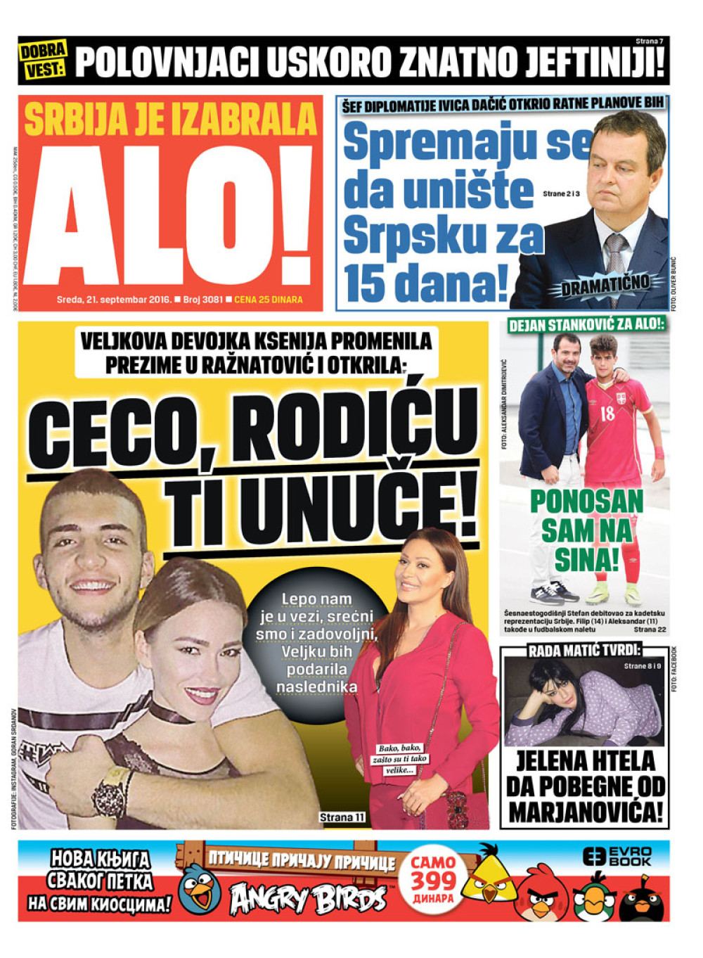 Naslovna za: 21.9.2016