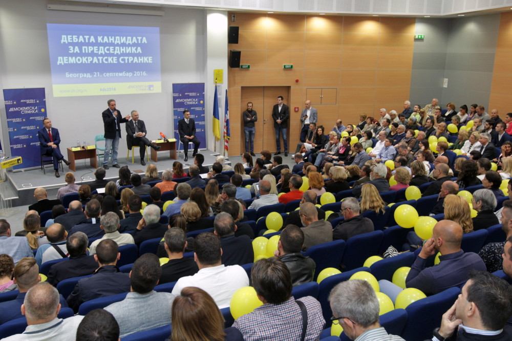 Završna debata kandidata za predsednika DS