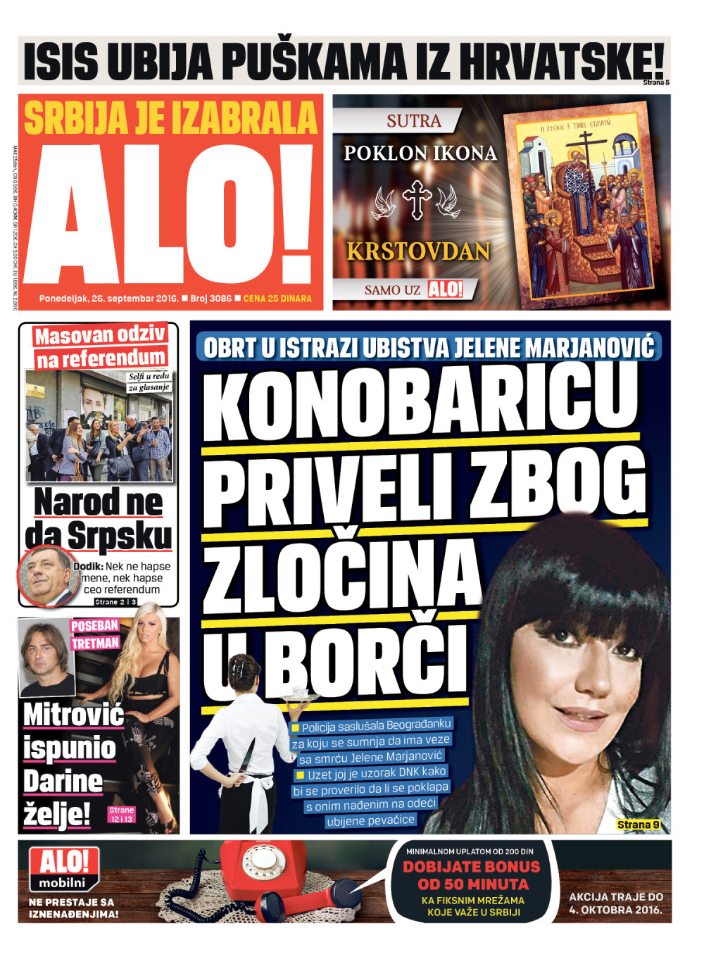 Naslovna za: 26.9.2016
