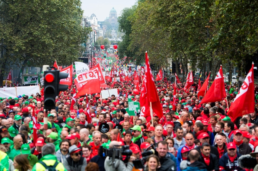 Protesti u Briselu protiv vlade! (FOTO)