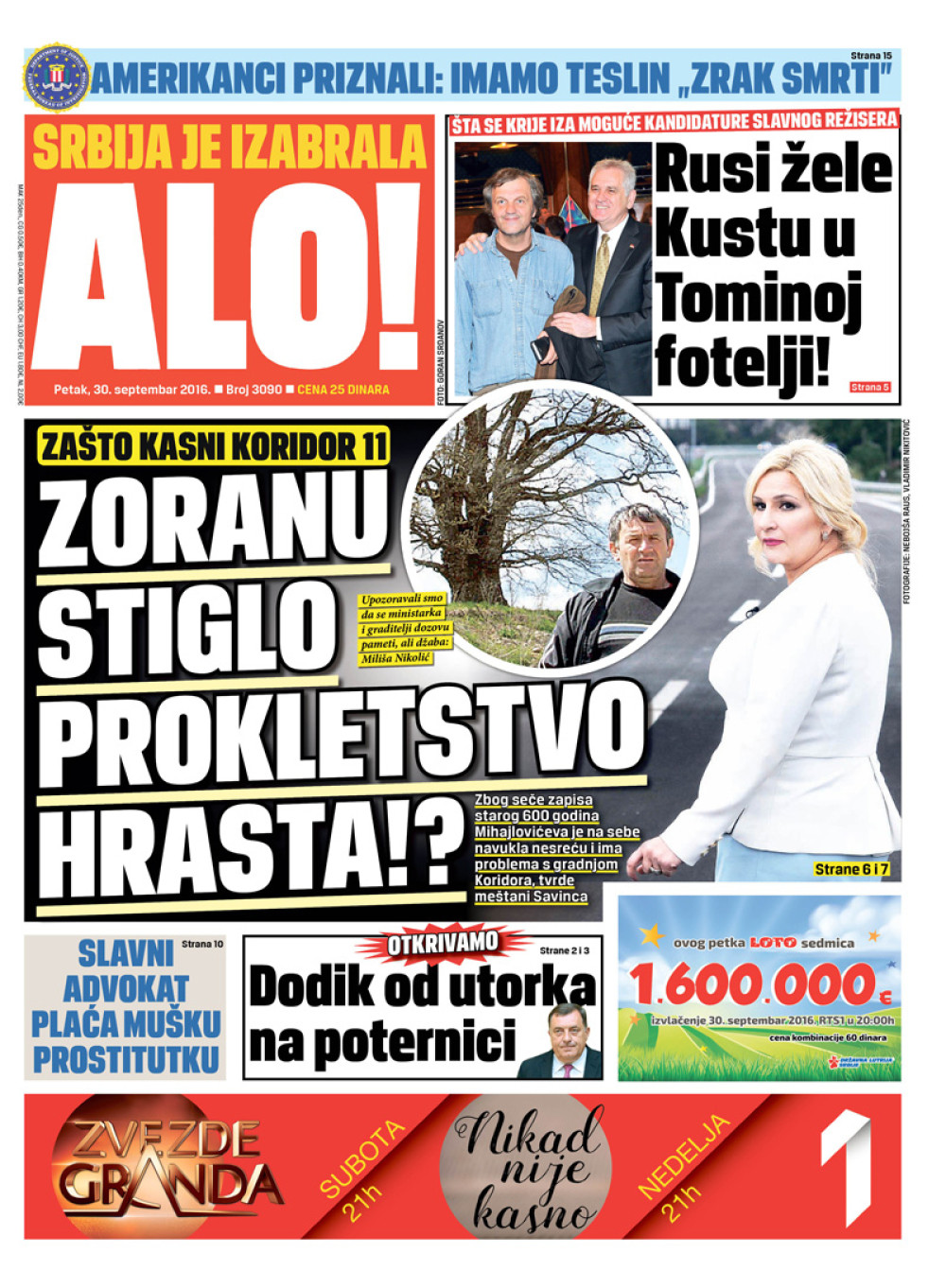 Naslovna za: 30.9.2016