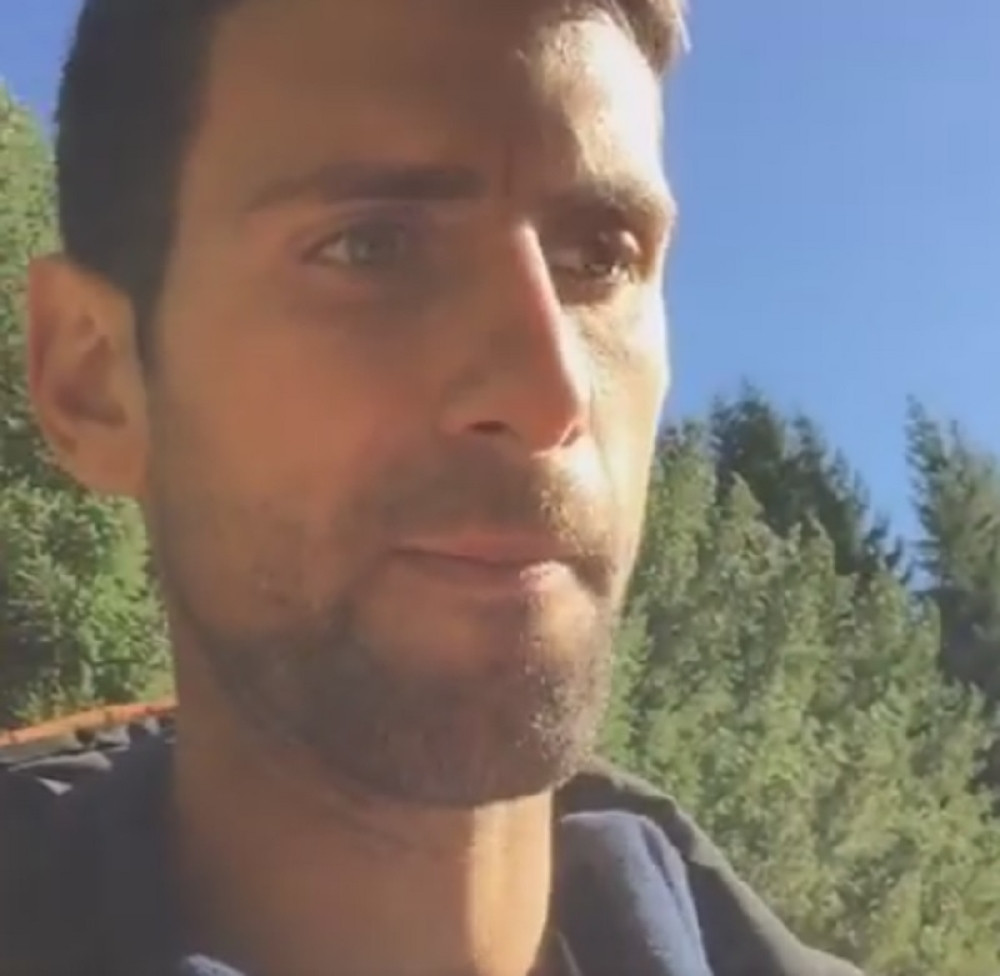 Tužni Novak pokazao mesto gde je trenirao (VIDEO)