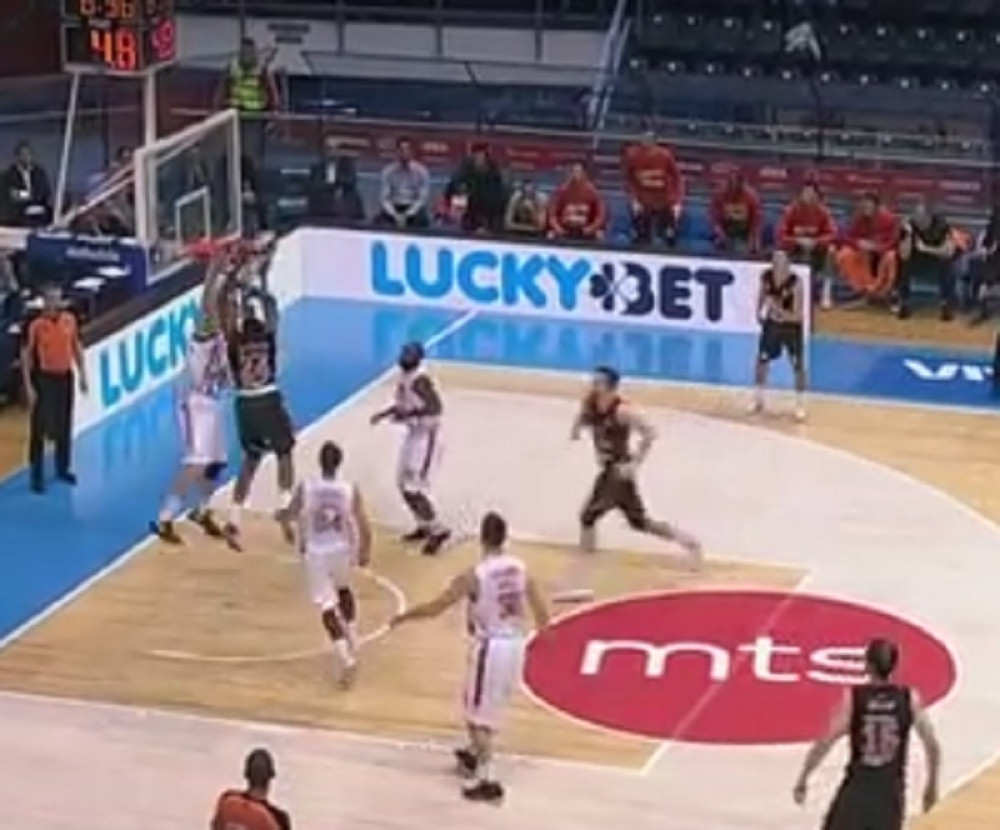 Mitrović "posterizovao" igrača Cedevite (VIDEO)