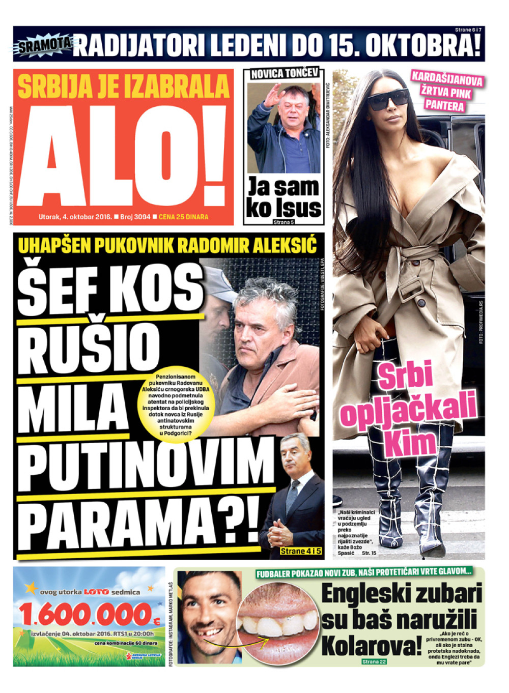 Naslovna za: 4.10.2016