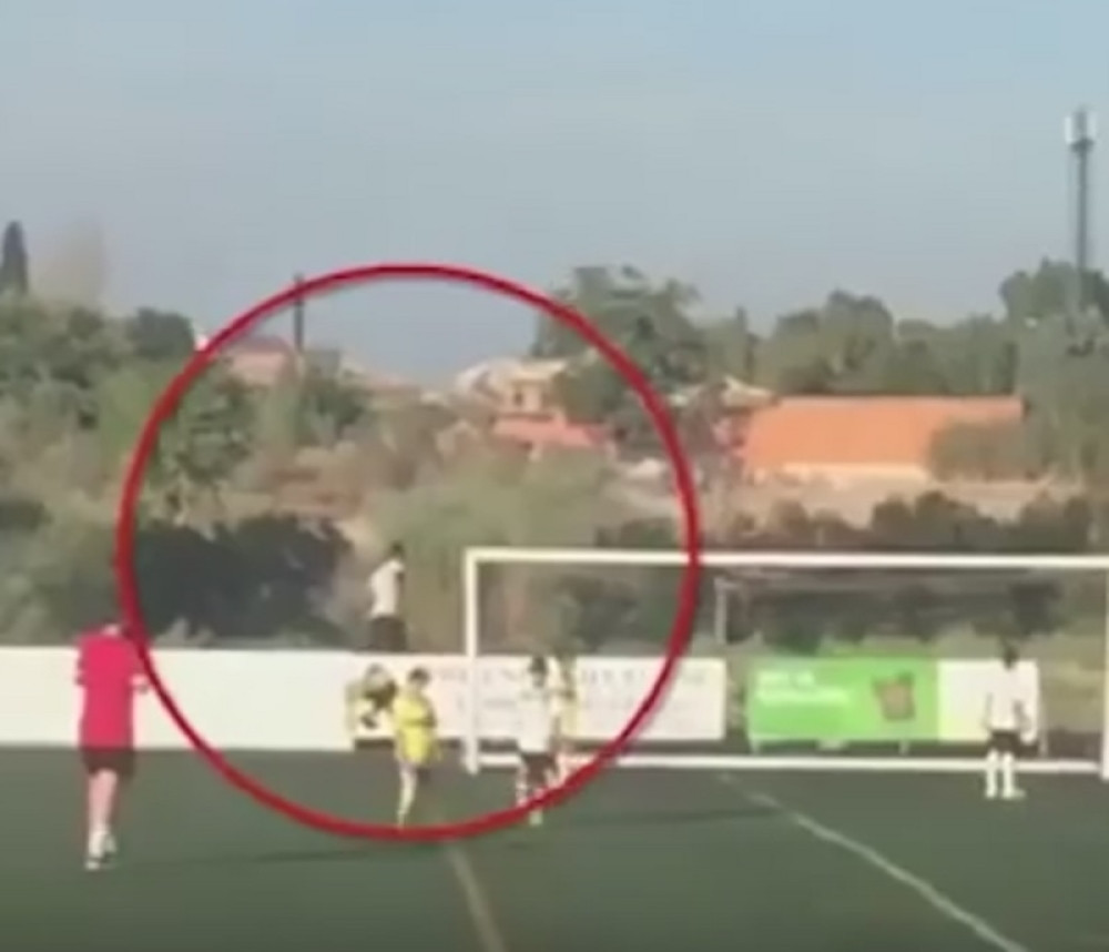 Ronaldo postao sakupljač lopti (VIDEO)