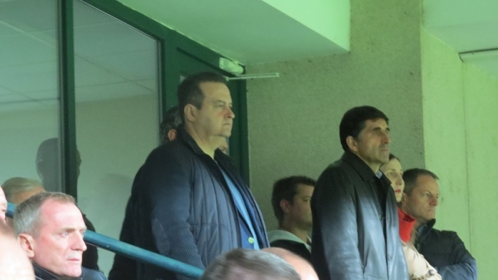 Dačić bodrio "orlove" u Moldaviji