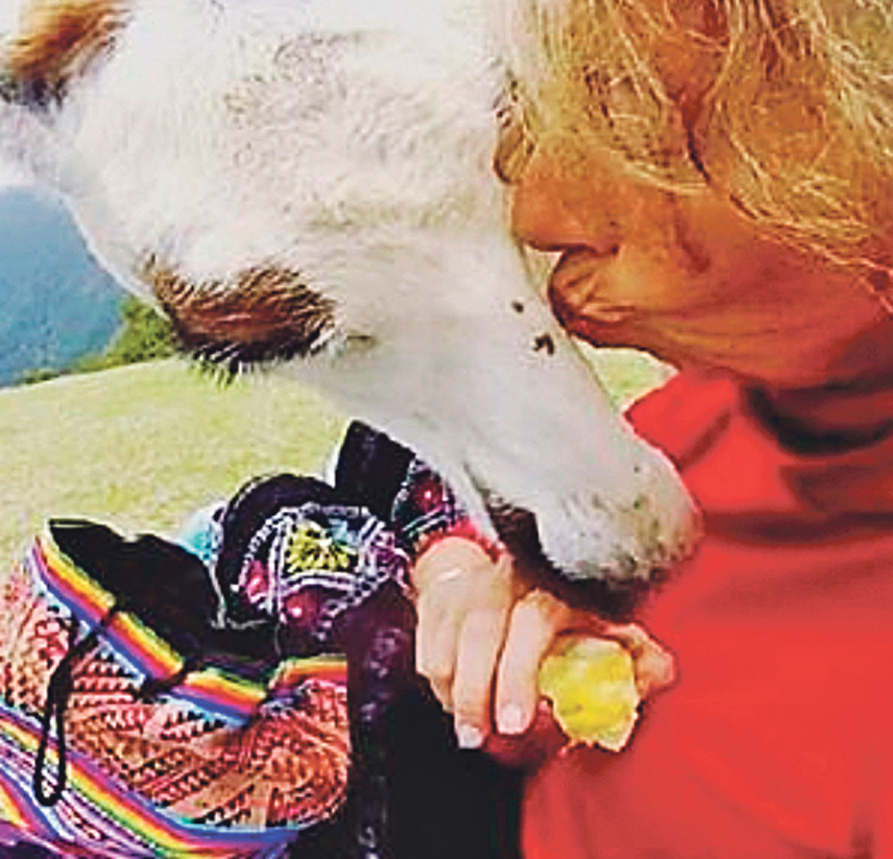 Maja Volk poljubila Lamu