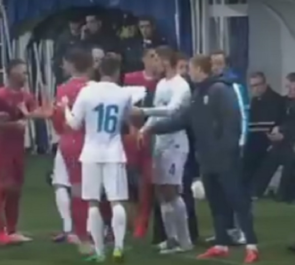 Umalo tuča Srba i Slovenaca (VIDEO)