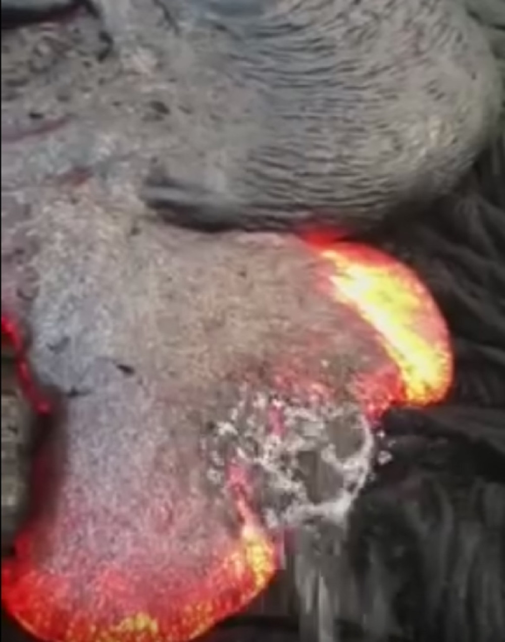 Evo šta se desi kada mokrite na lavu (VIDEO)