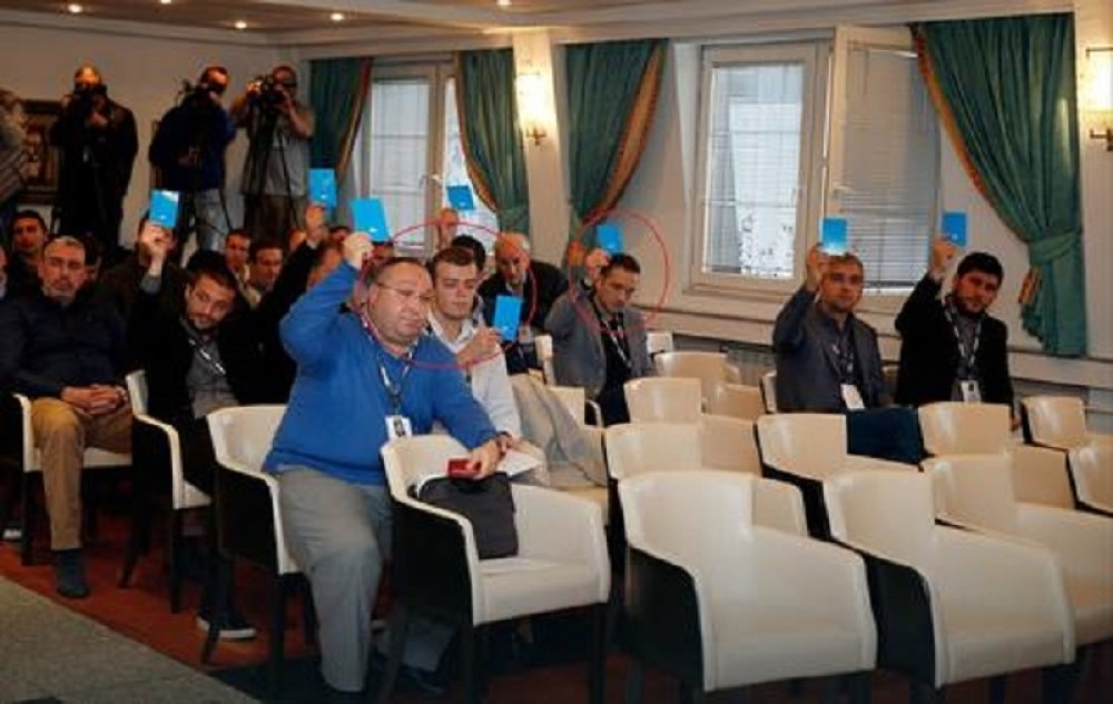 Navijač Zvezde "postavio" Vučelića za predsednika?! (FOTO)