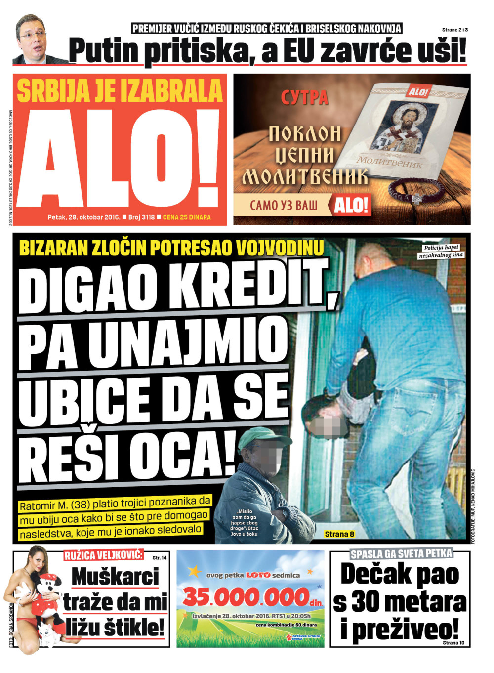 Naslovna za: 28.10.2016