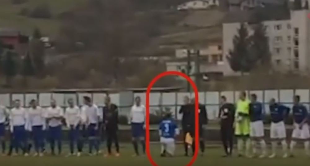 Fudbaler zaprosio sudiju i čuo "da"! (VIDEO)