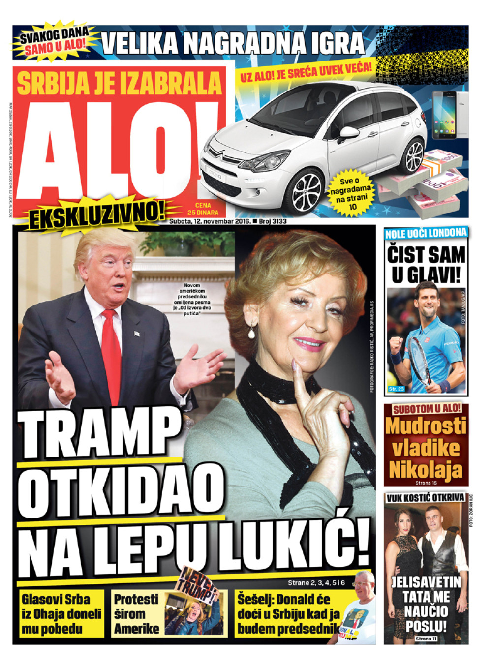 Naslovna za: 12.11.2016
