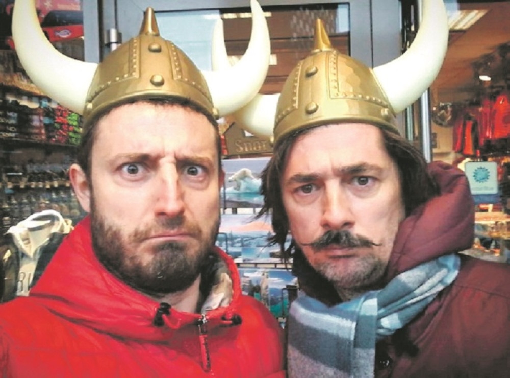 Vojin i Đuričko kao Vikinzi (FOTO)