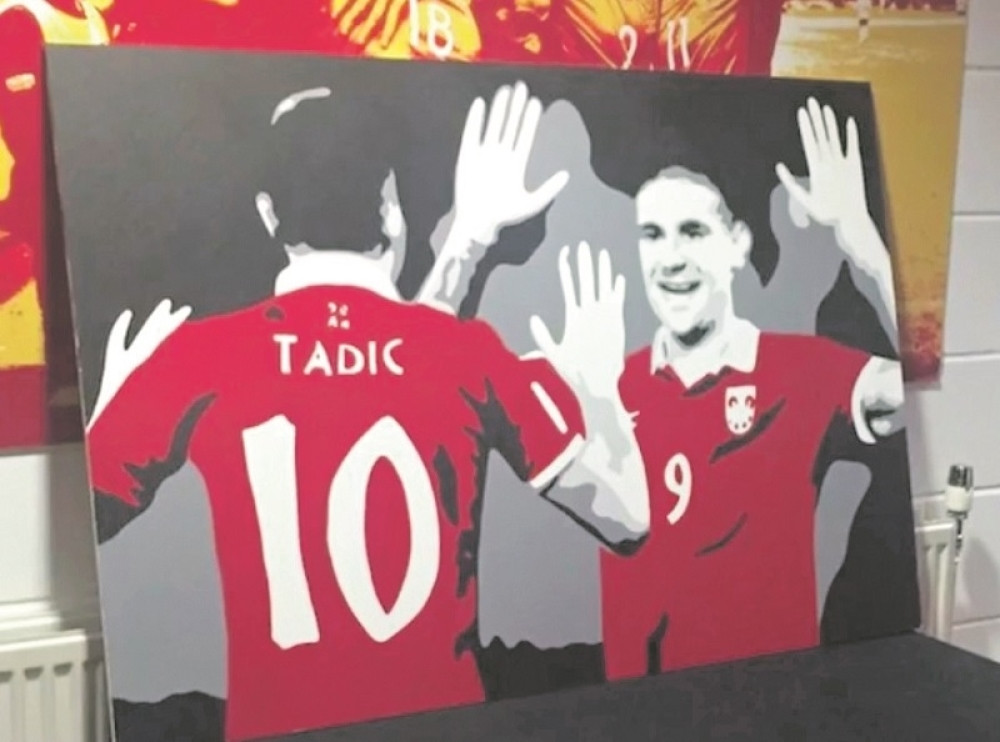 Tadić i Mitar u hodniku stadiona!