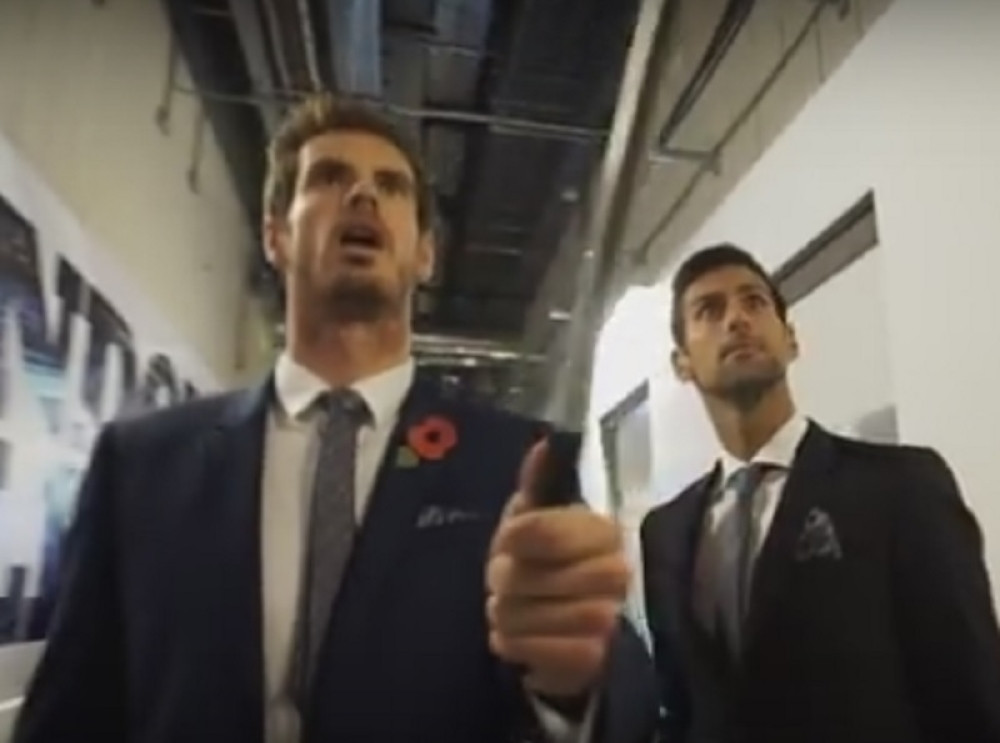 Zamrznuti Novak i Marej (VIDEO)