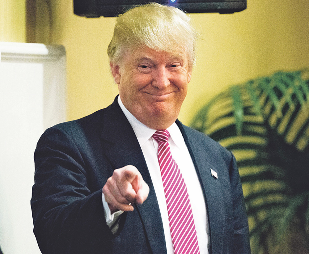 Tramp poklanja platu u humanitarne svrhe