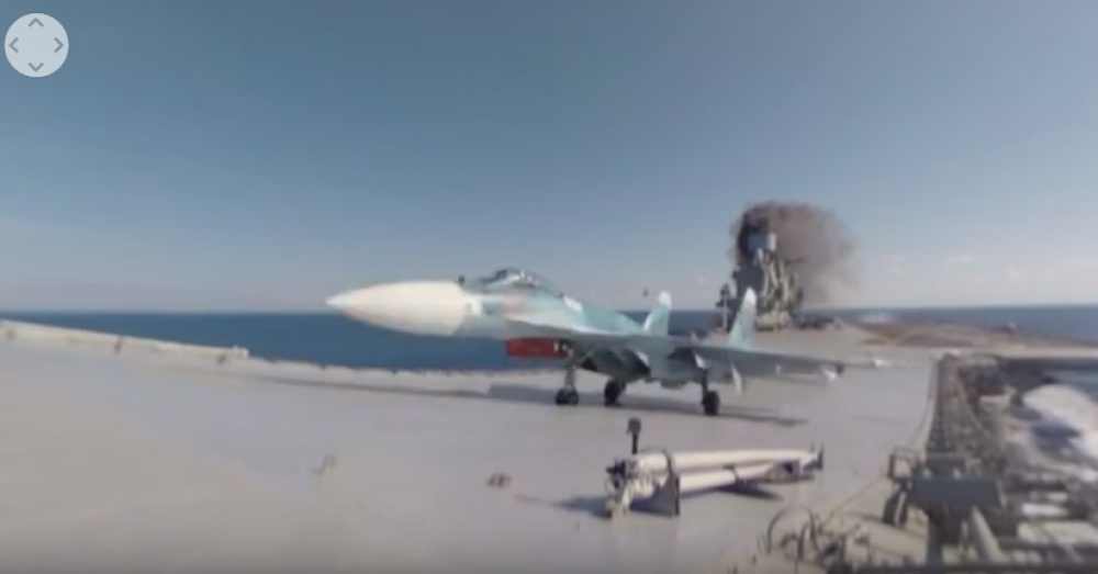 Fantastičan snimak s ruskog nosača! (VIDEO)