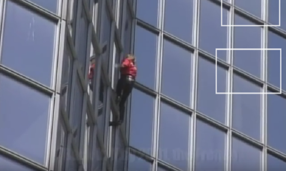 Popeo se na najvišu zgradu u Barseloni! (VIDEO)