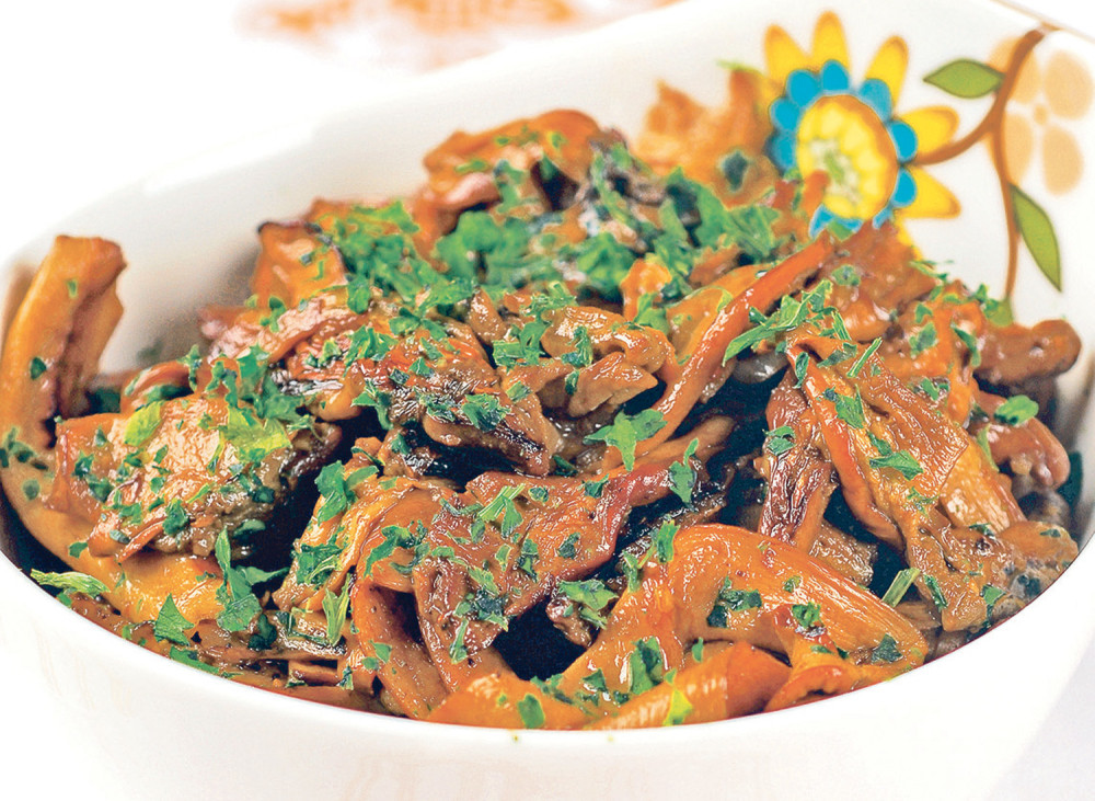 Vrganji sa belim lukom i biberom