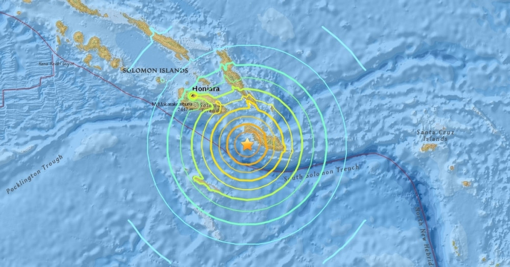 Jak zemljotres u Pacifiku