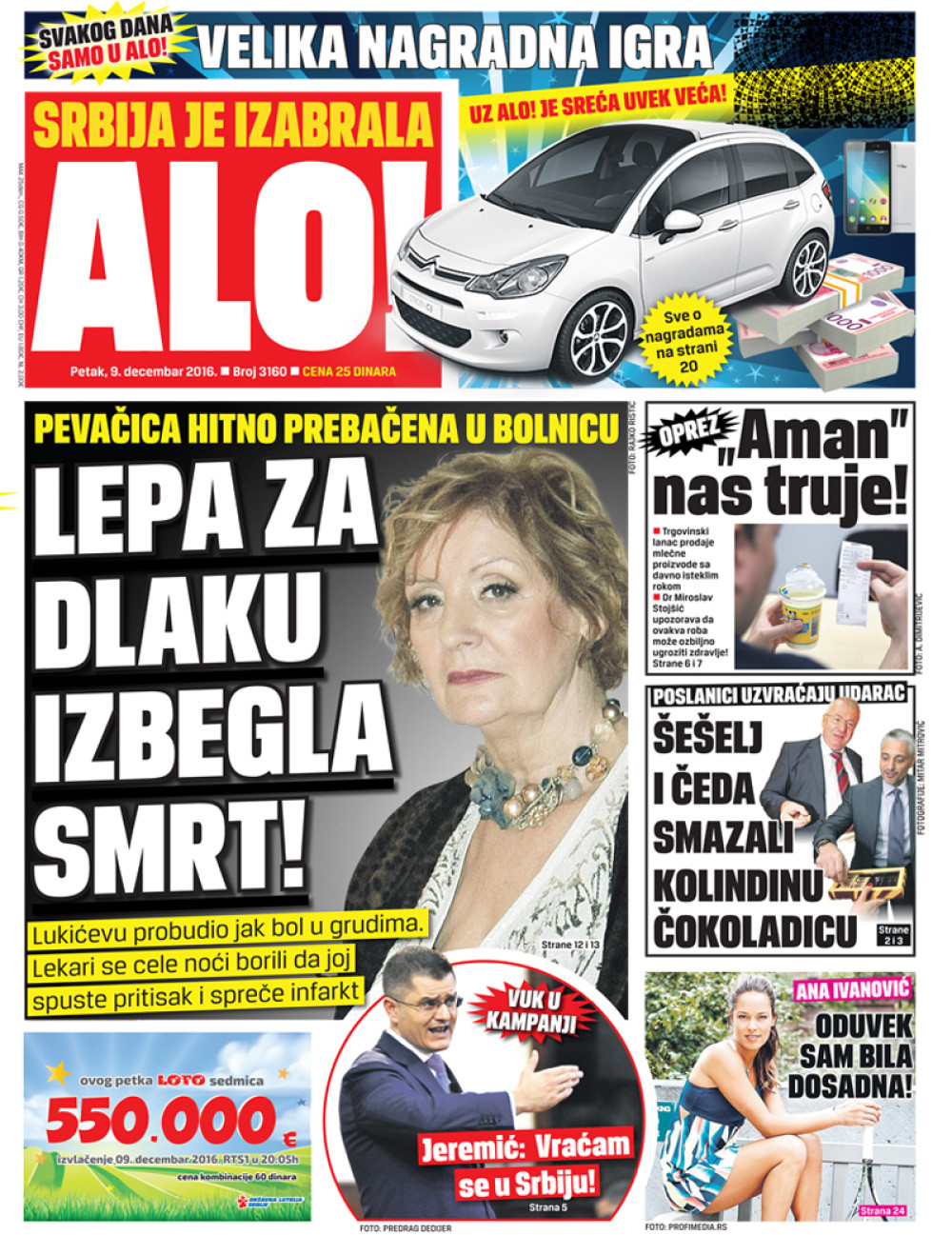 Naslovna za: 9.12.2016