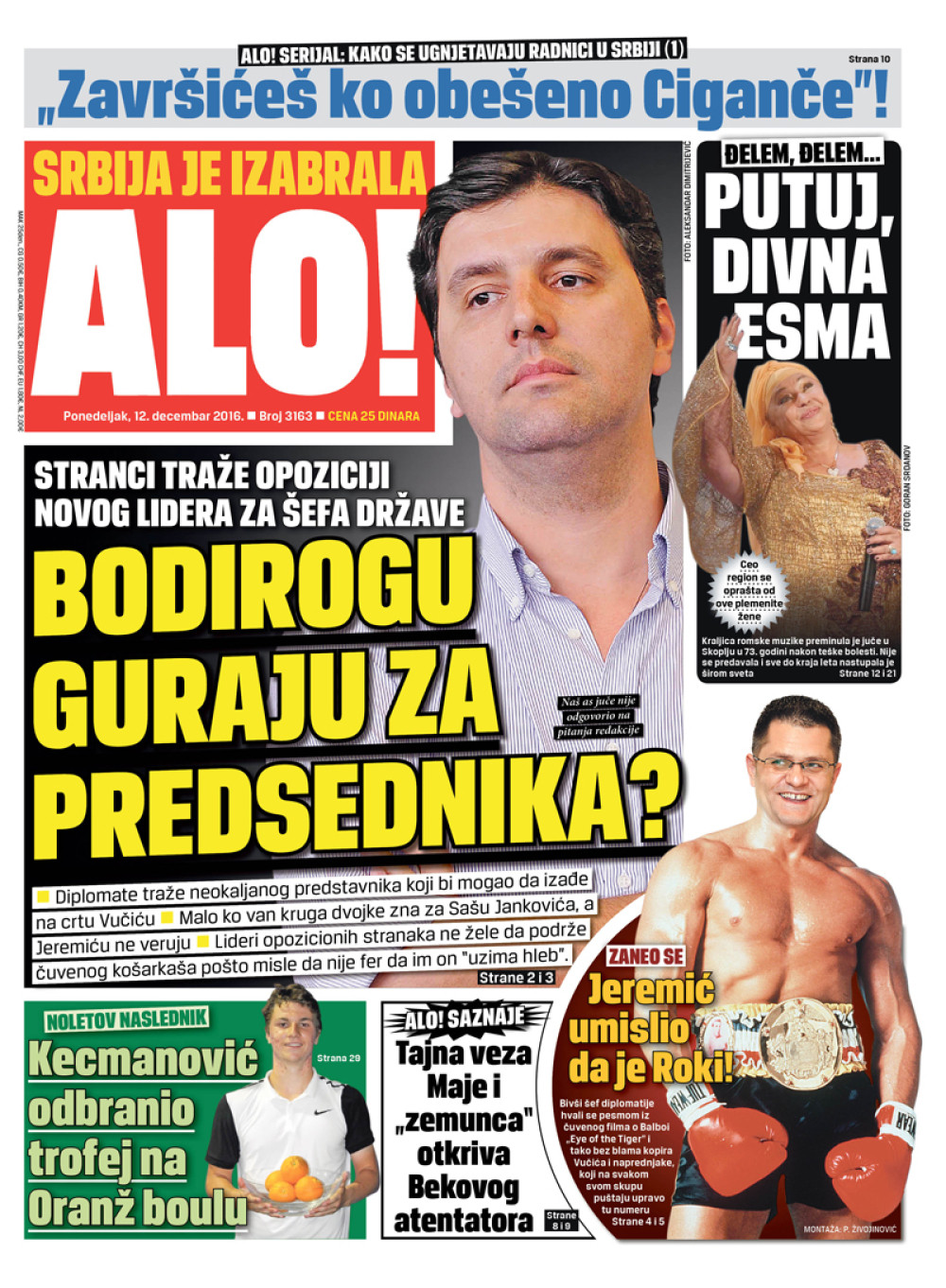 Naslovna za: 12.12.2016