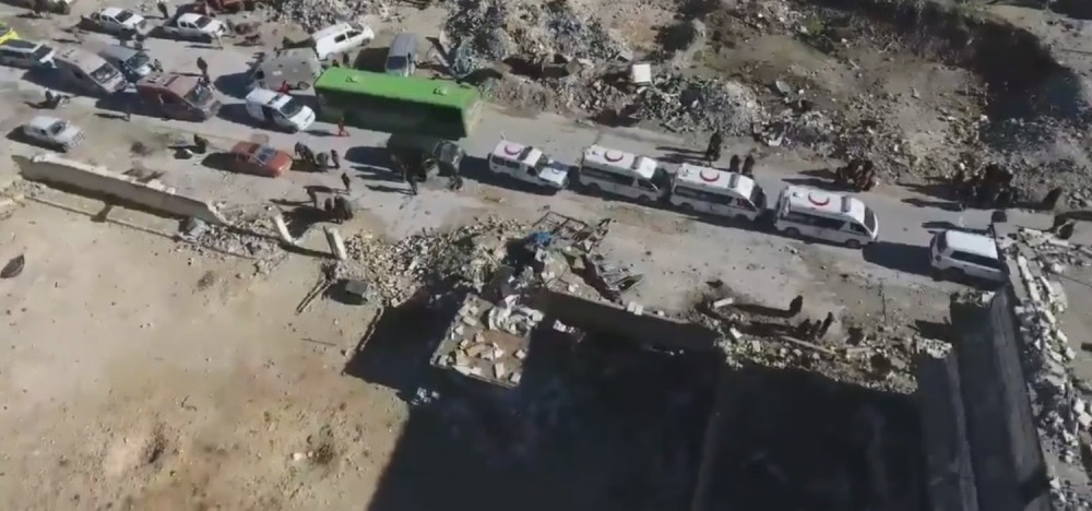 Ovako izgleda evakuacija civila iz Alepa (VIDEO)