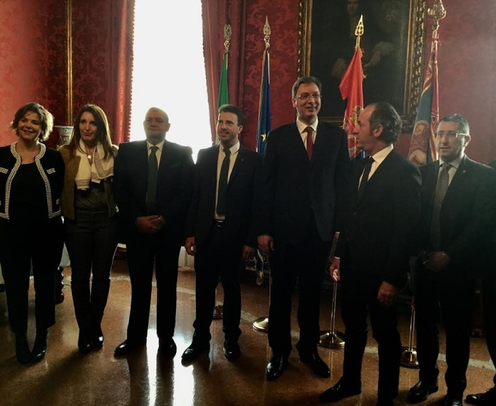 Vučić se u Veneciji sreo s Dekijem Stankovićem (FOTO)