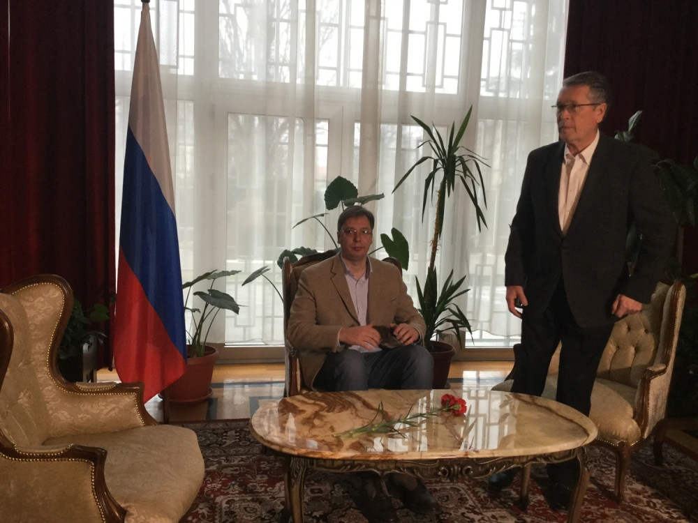 Vučić izjavio saučešće ruskom ambasadoru