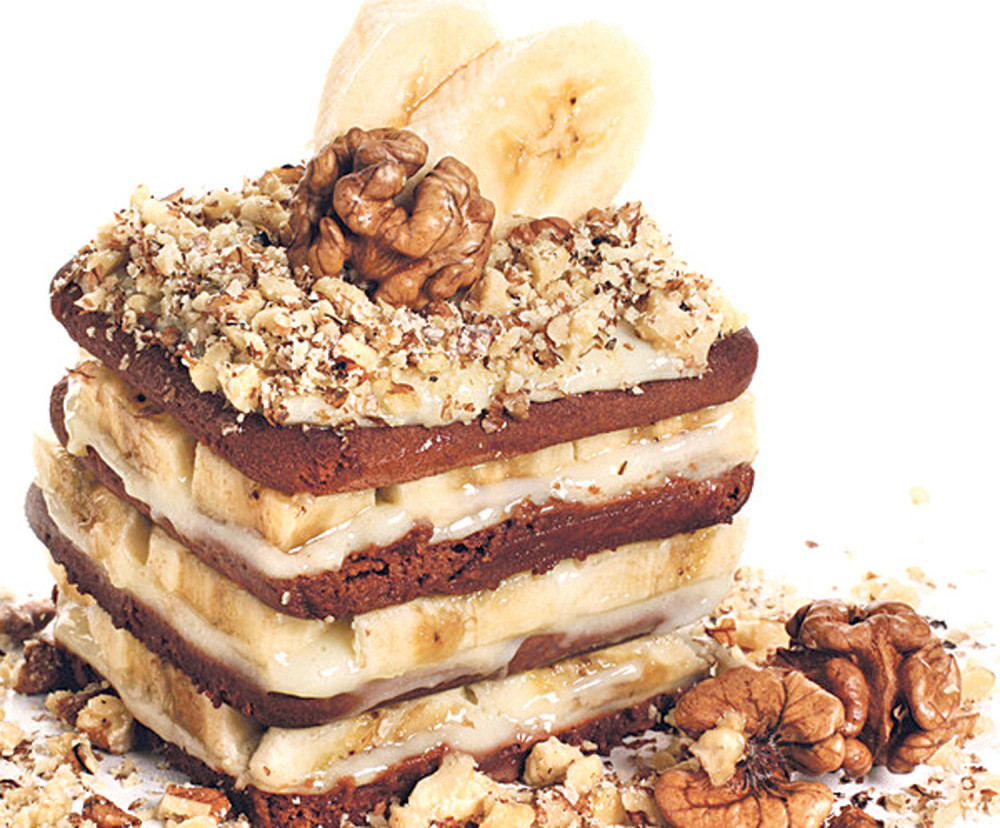 Napravite ukusne banana kocke!