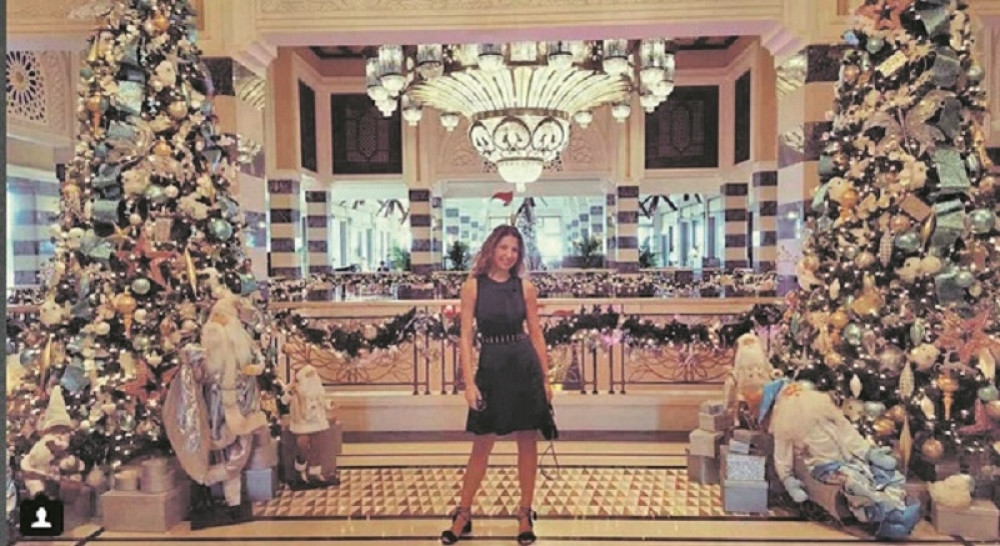 Sanja porodično zimuje u Dubaiju