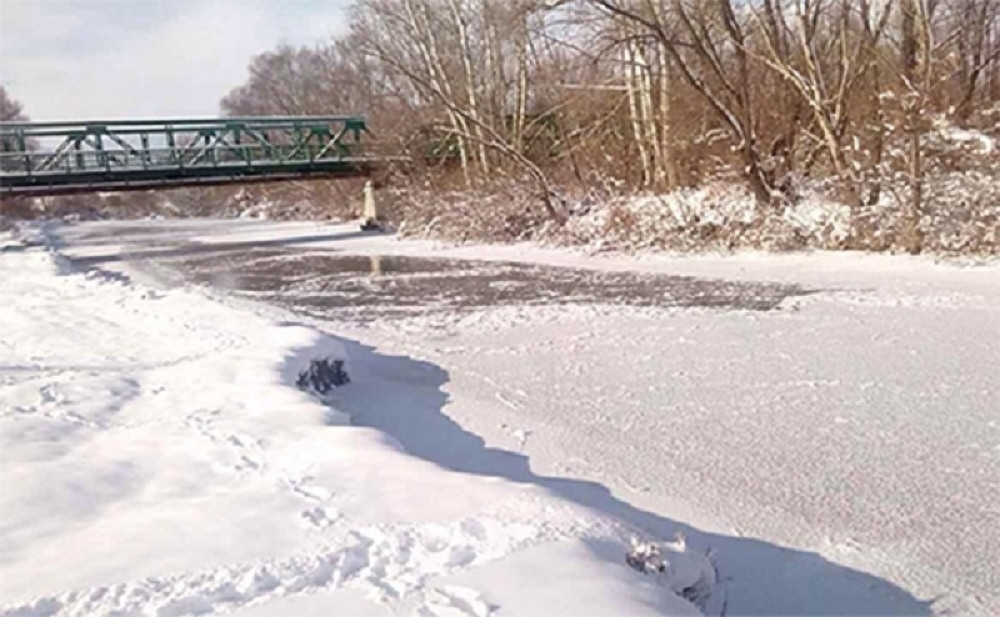 Led okovao Južnu Moravu