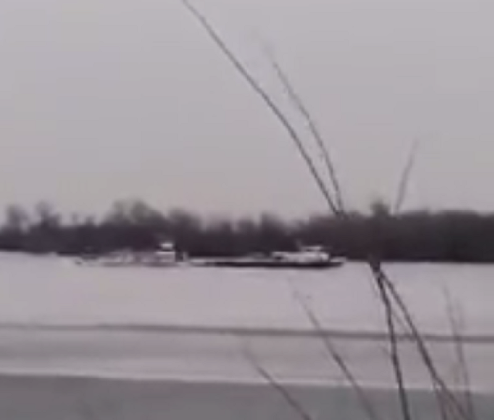 Ovako je "Greben" lomio led kod Grocke