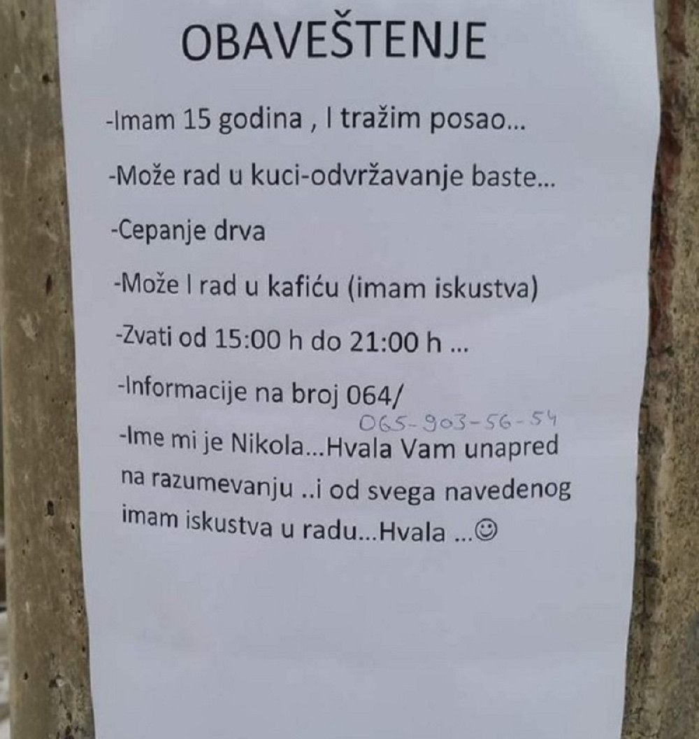 Deca cepaju drva da prežive!