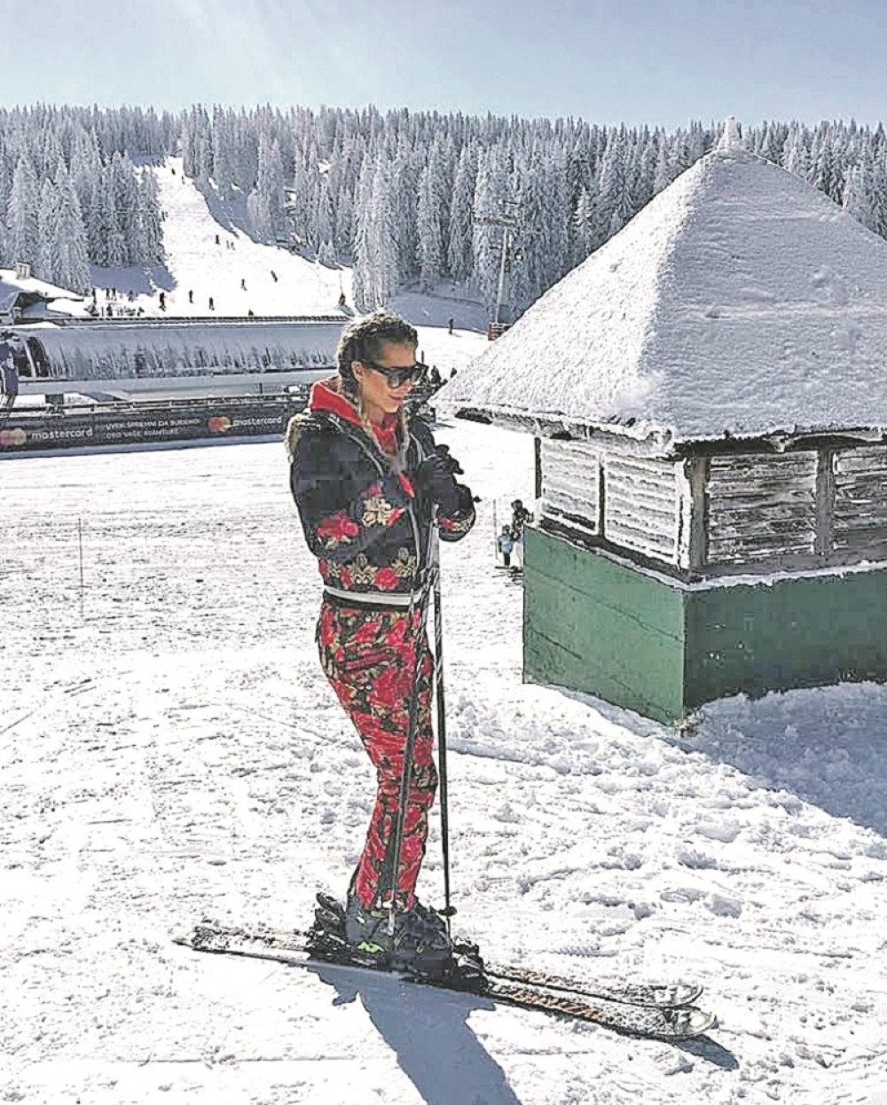 Zorannah skija na Kopu