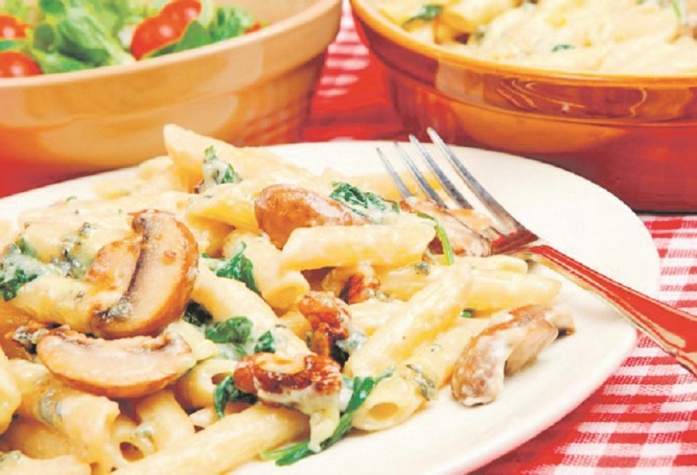 Špagete sa šampinjonima