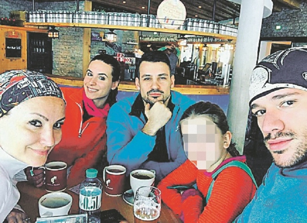 Goca sa Rašom i ćerkom na planini