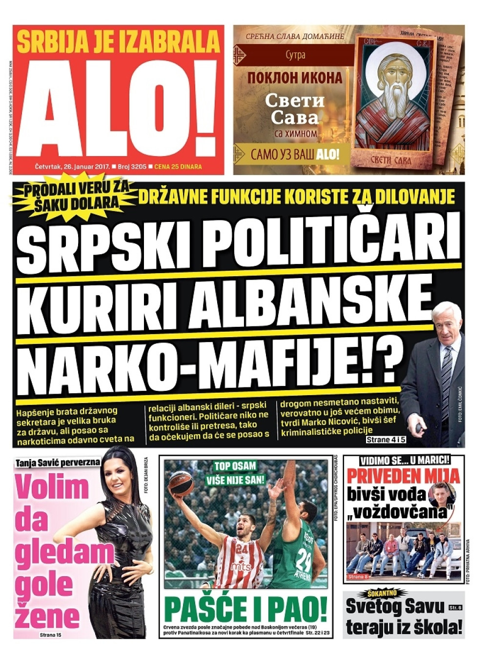 Naslovna za: 26.1.2017