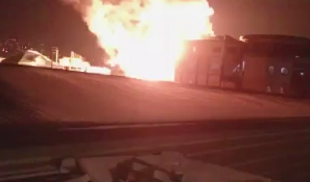 Eksplozija na benzinskoj stanici (VIDEO)