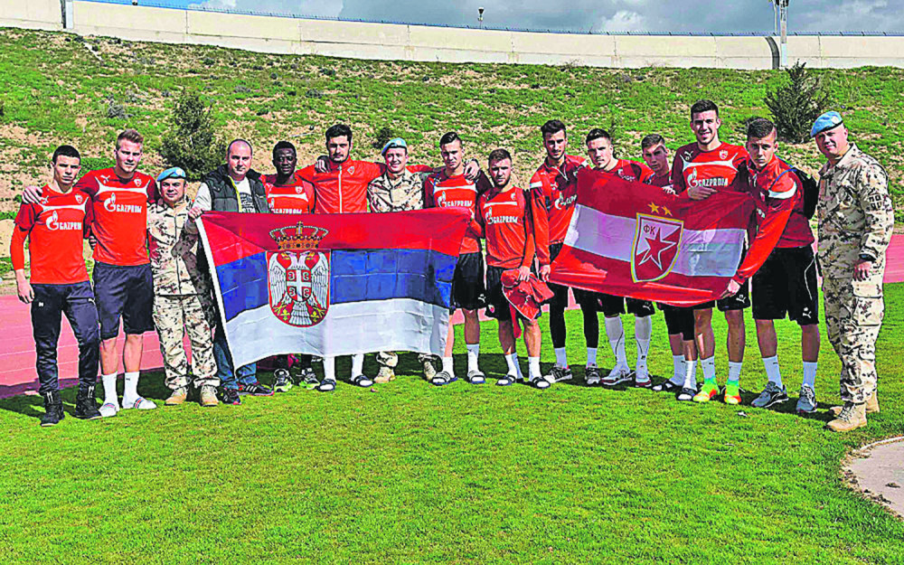 "Plavi šlemovi" uz Crvenu zvezdu!