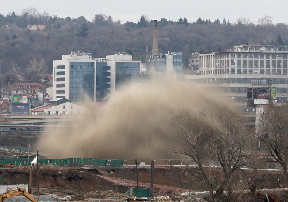 Deaktivirana bomba na gradilištu "Beograda na vodi" (VIDEO)