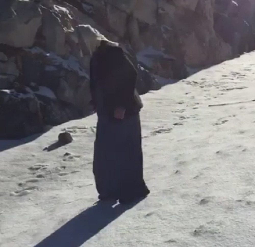 Sneg obeleo Emirate (VIDEO)