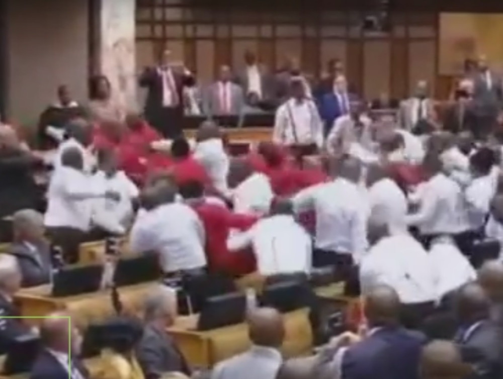 Žestoka tuča poslanika usred parlamenta! (VIDEO)