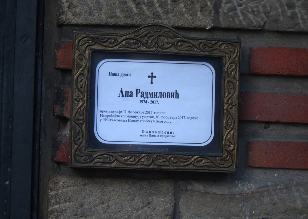 Kremirana Ana Radmilović (FOTO + VIDEO)