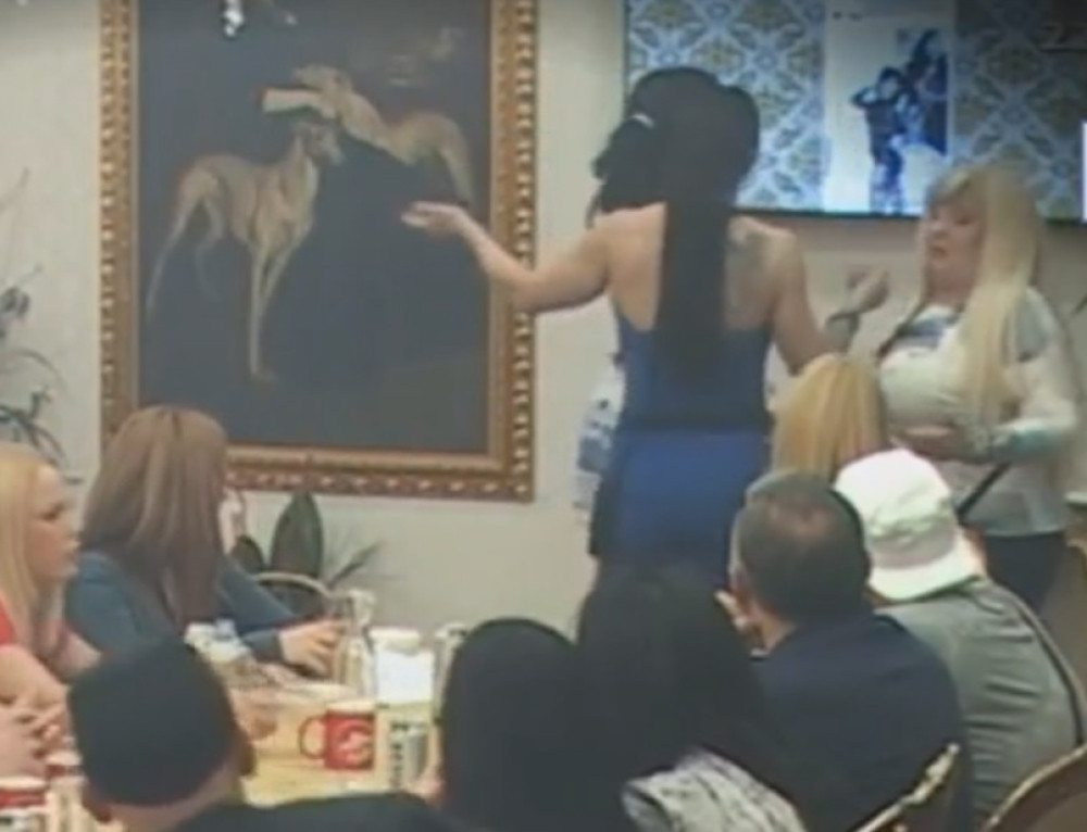 Ljuba nasrnula na Vesnu, iznelo je obezbeđenje (VIDEO)