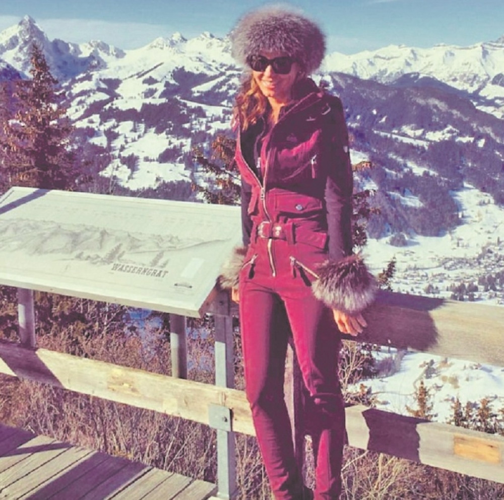 Marijana skija u Švajcarskoj