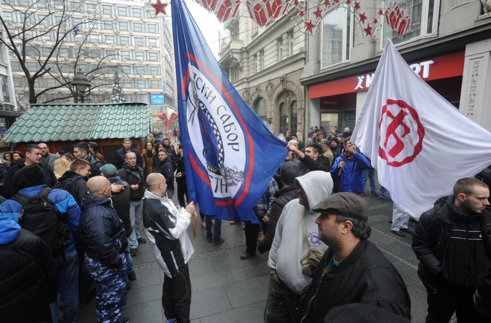 Protest crnogorskih Srba u Beogradu