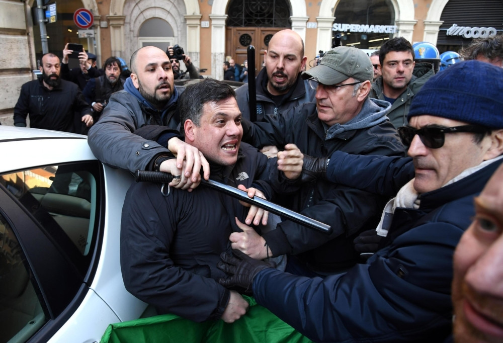 Opšta makljaža u Rimu zbog Ubera