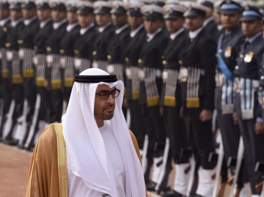 Princ Bin Zajed posetio srpski štand na izložbi naoružanja